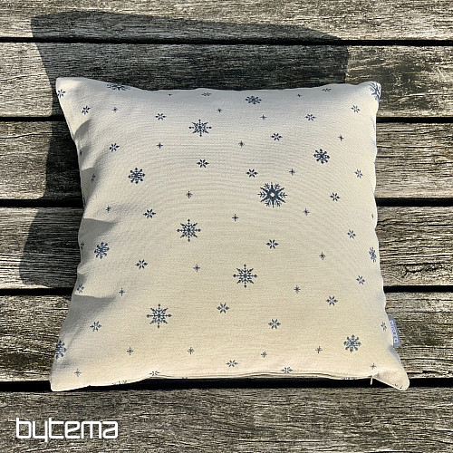 Okładka na gobelin świąteczny Drobne płatki NIEBIESKIE