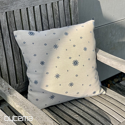 Okładka na gobelin świąteczny Drobne płatki NIEBIESKIE