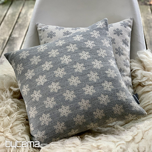 Luksusowa dekoracyjna osłona FLAKES SZARY B