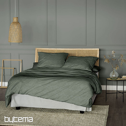 Luksusowa pościel flanelowa IRISETTE KOALA 8544-30 zielona