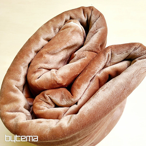 Pościel z mikroflaneli CZEKOLADA