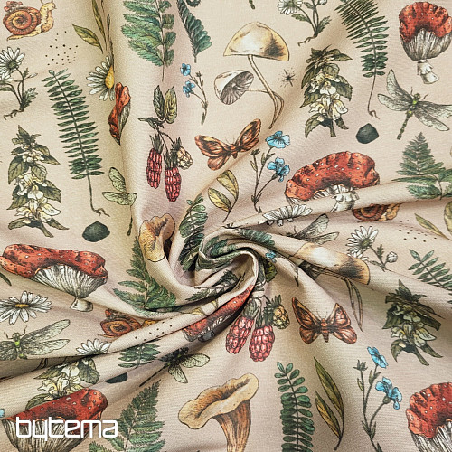 Tkanina dekoracyjna JESIEŃ W LESIE