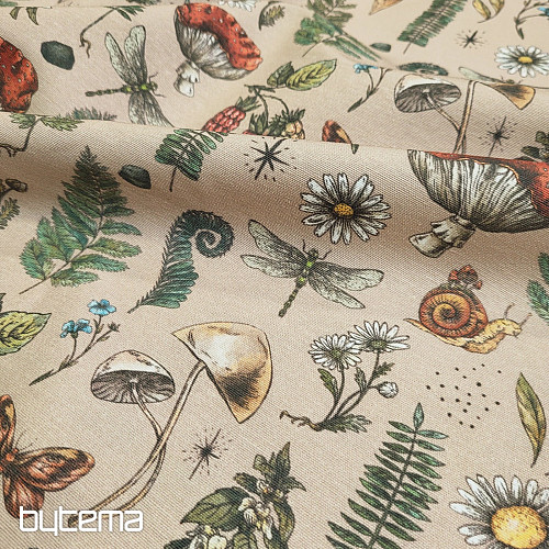 Tkanina dekoracyjna JESIEŃ W LESIE