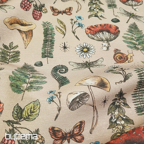 Tkanina dekoracyjna JESIEŃ W LESIE