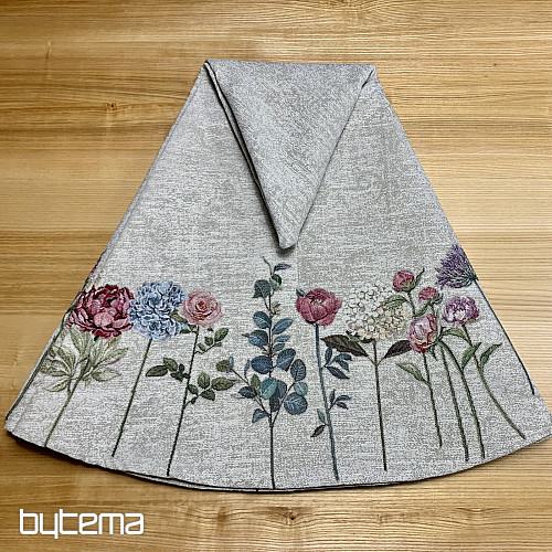 Okrągły obrus gobelinowy FLORES TIME