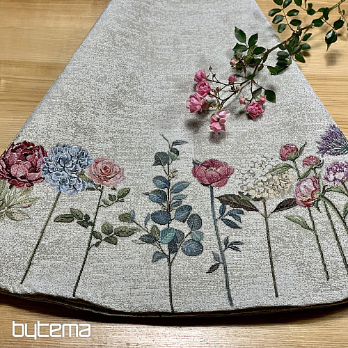 Okrągły obrus gobelinowy FLORES TIME