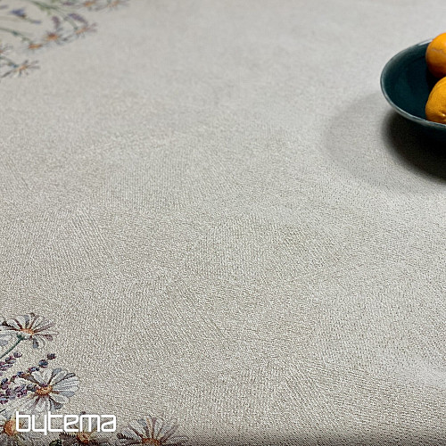 Okrągły obrus gobelinowy WIOSENNE PIESZCZOTY