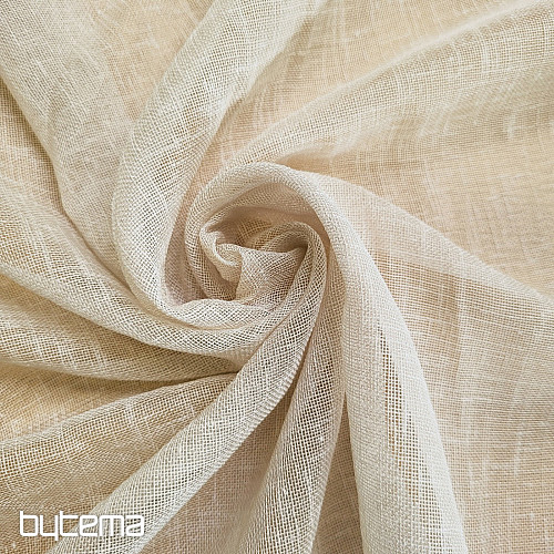 Luksusowa zasłona GERSTER 11334 szaro-beżowa