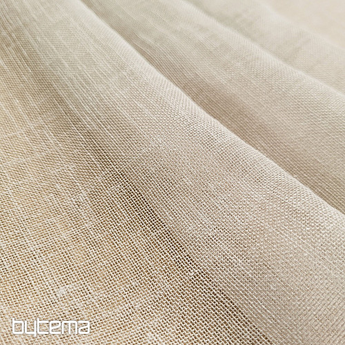 Luksusowa zasłona GERSTER 11334 szaro-beżowa