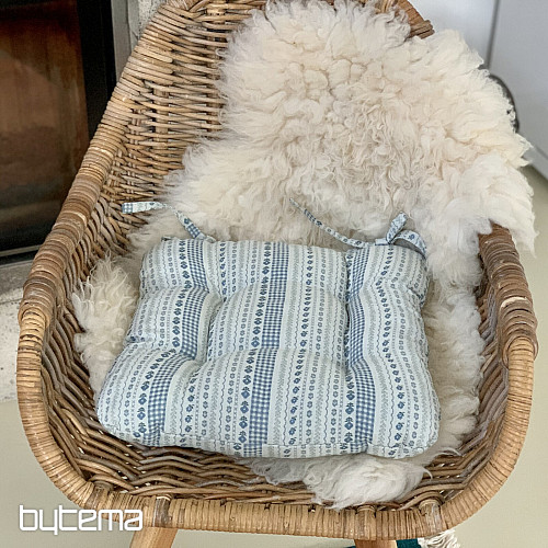 PODUSZKA NA SIEDZISKO TOSCANA VALERY RIGA stripe blue