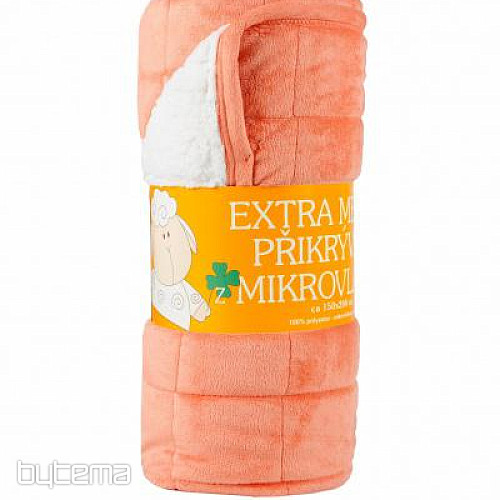 koc z mikrofibry EXTRA SOFT SHEEP szwy łososiowe