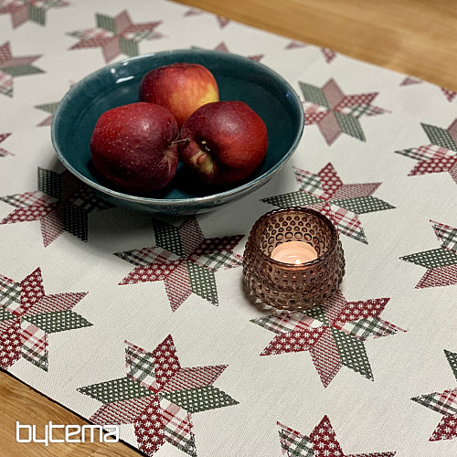 Obrus i szalik świąteczny STAR SHELLEY