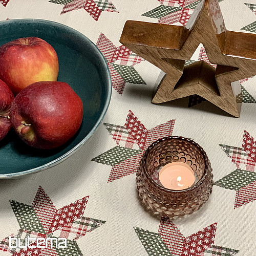 Obrus i szalik świąteczny STAR SHELLEY