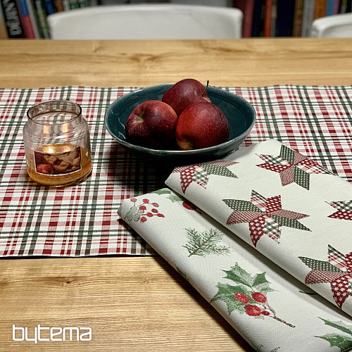 Obrus i szalik świąteczny STAR SHELLEY