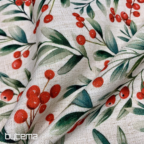 Obrus dekoracyjny ŚWIĄTECZNE JAGODY