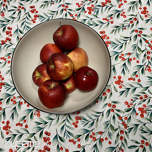 Obrus dekoracyjny ŚWIĄTECZNE JAGODY