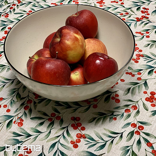 Obrus dekoracyjny ŚWIĄTECZNE JAGODY