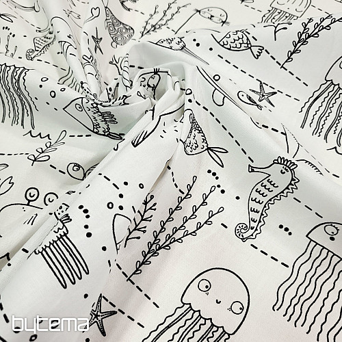 Malowanie tkaniny PODWODNY ŚWIAT