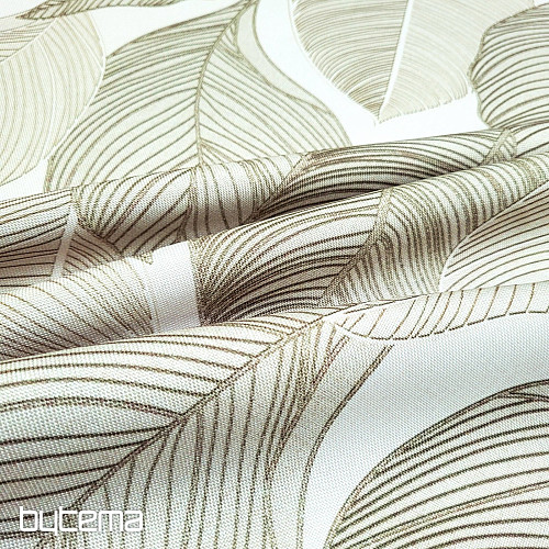 Tkanina dekoracyjna MAXI LEAVES jasnozielona