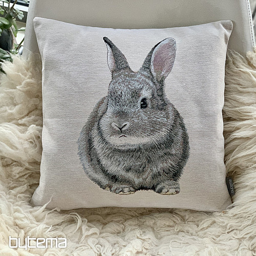 Poszewka na poduszkę z gobelinu HOPING HABBIT