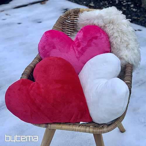 Poduszka BIAŁE SERCE