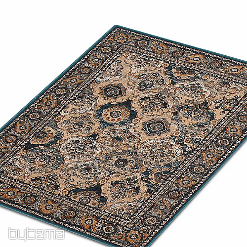 Luksusowy wełniany dywan ISFAHAN Forenza szmaragd/szmaragd