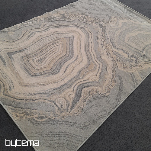 Luksusowy wełniany dywan ISFAHAN Efez szary