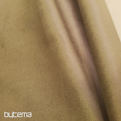 Luksusowa, monochromatyczna, designerska tkanina dekoracyjna GERSTER 77042/0200 BRĄZ