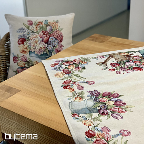 Obrus i szalik z gobelinu WIOSENNY BUKIET