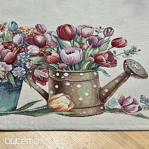 Obrus i szalik z gobelinu WIOSENNY BUKIET