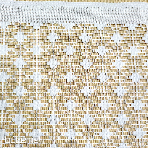 Zasłona żakardowa ZORA biała