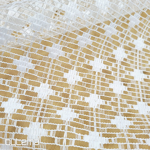 Zasłona żakardowa ZORA biała