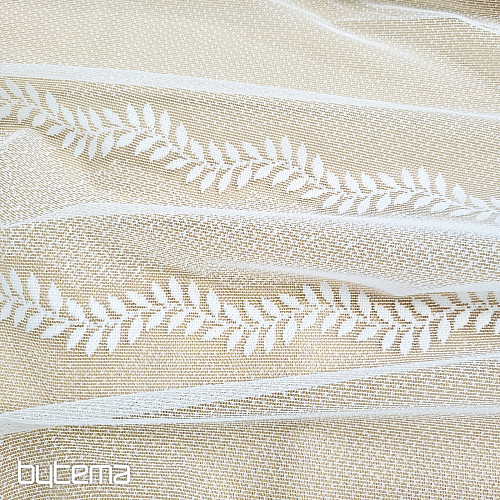 Zasłona żakardowa INGRID biała