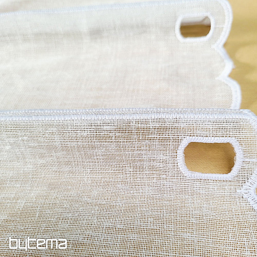 Witrażowa kurtyna BIAŁE SERCE