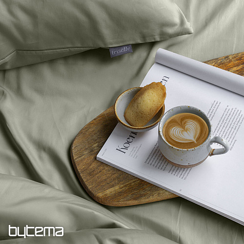 IRISETTE luksusowa satyna bawełniana PARIS 8000-32 SAGE