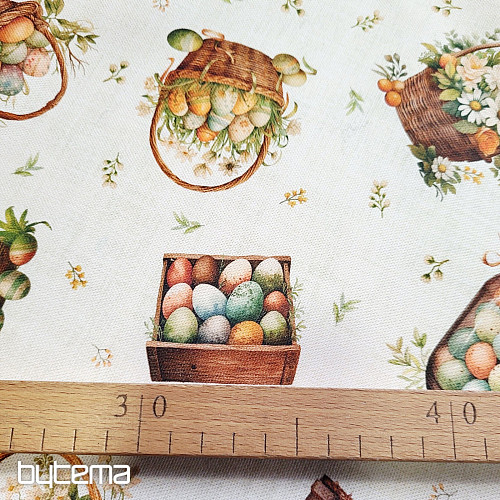 Tkanina dekoracyjna KOLOROWE JAJKA