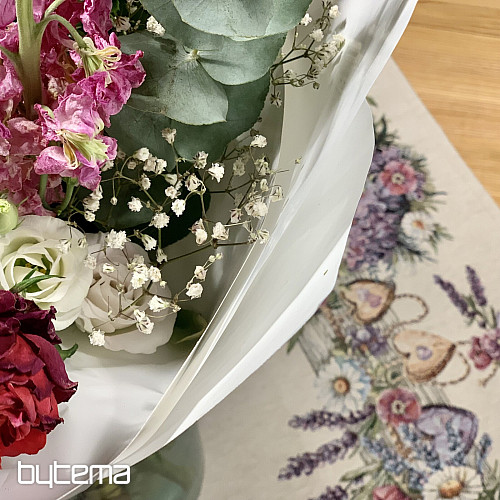 Obrus i szalik gobelinowy BIRDHOUSE