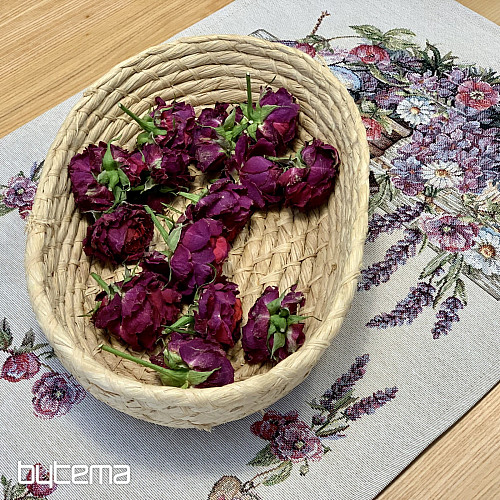 Obrus i szalik gobelinowy BIRDHOUSE