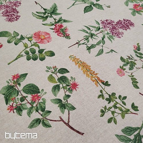 Tkanina dekoracyjna KWIATY OREGON