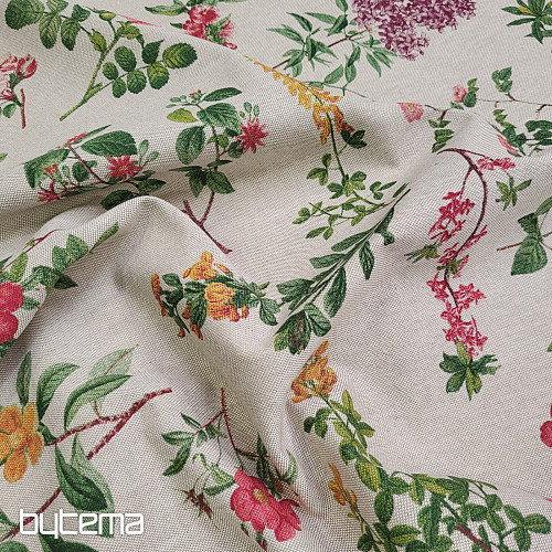 Tkanina dekoracyjna KWIATY OREGON