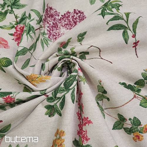 Tkanina dekoracyjna KWIATY OREGON