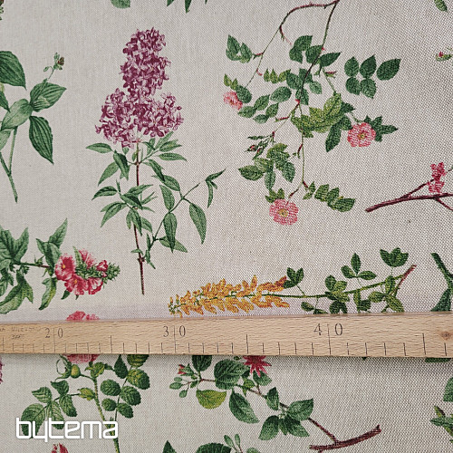 Tkanina dekoracyjna KWIATY OREGON