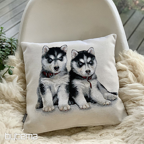 Poszewka na poduszkę gobelinową HUSKY PPPIES