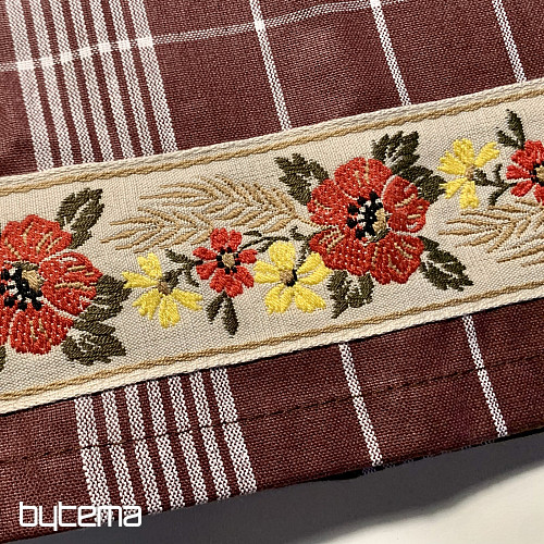 BRĄZOWE BABCI Z KWIATAMI ściereczki kuchenne