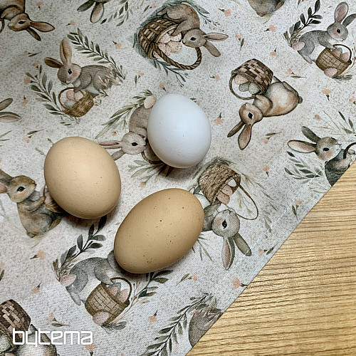 Obrus wielkanocny KURCZAKI I JAJKA