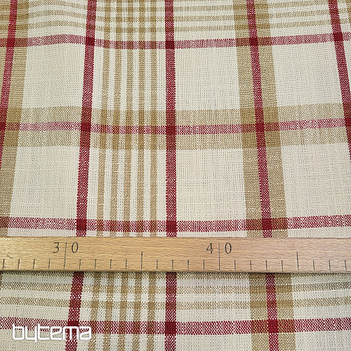 Tkanina dekoracyjna ANZOL RED