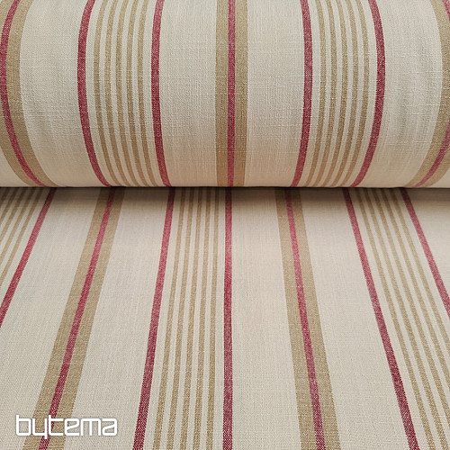 Tkanina dekoracyjna TANGO CZERWONA