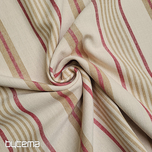 Tkanina dekoracyjna TANGO CZERWONA