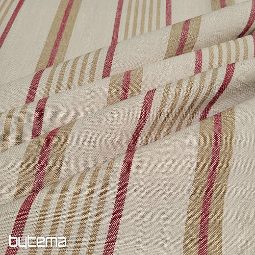 Tkanina dekoracyjna TANGO CZERWONA