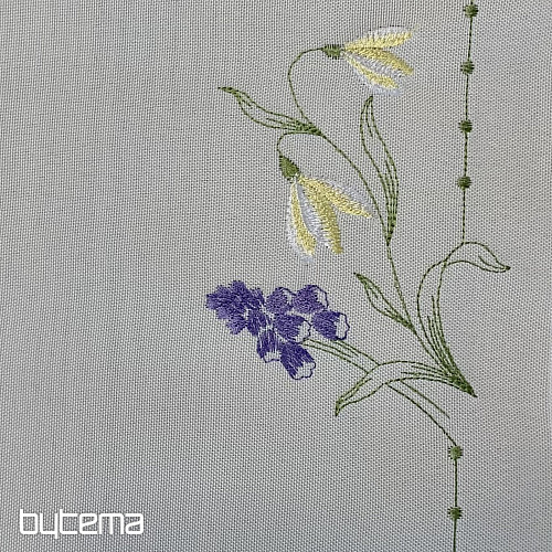 Obrus haftowany i szalik NARCYZA I ŚNIEŻNA CÓRKA